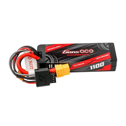 Lipo Gens ace G-Tech 1100mAh 11.1V 3S1P 60C GRP-76 Hardcase Battery with XT60 Plug_0