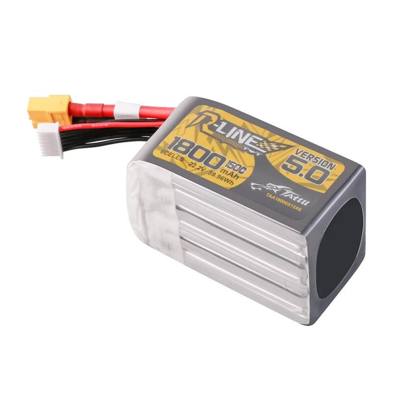 Lipo Tattu R-Line Version 5.0 1800mAh 22.2V 150C 6S battery with XT60 connector_3