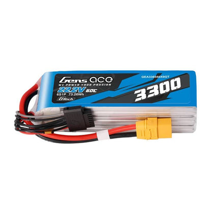 Accumulator Lipo Gens Ace G-Tech 3300mAh 22.2V 60C 6S1P XT90_0