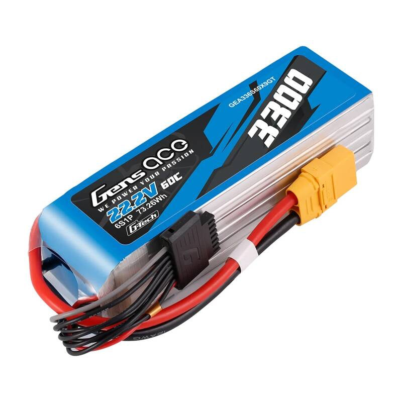 Accumulator Lipo Gens Ace G-Tech 3300mAh 22.2V 60C 6S1P XT90_2