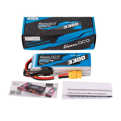 Accumulator Lipo Gens Ace G-Tech 3300mAh 22.2V 60C 6S1P XT90_4