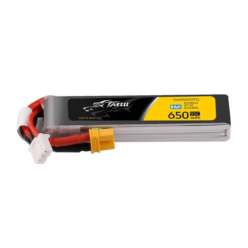 Accumulator Lipo Tattu 2s 650mAh 95C 7.6V HV z XT30 Long-Pack_0