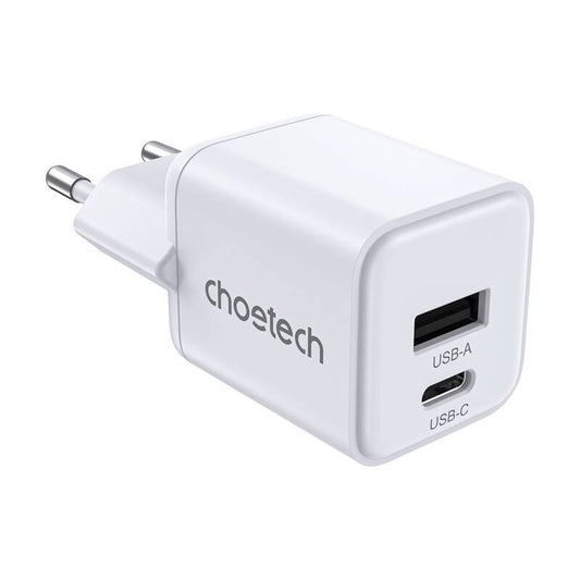 Wall Charger Choetech PD30W Dual ports 1C1A (White)_0