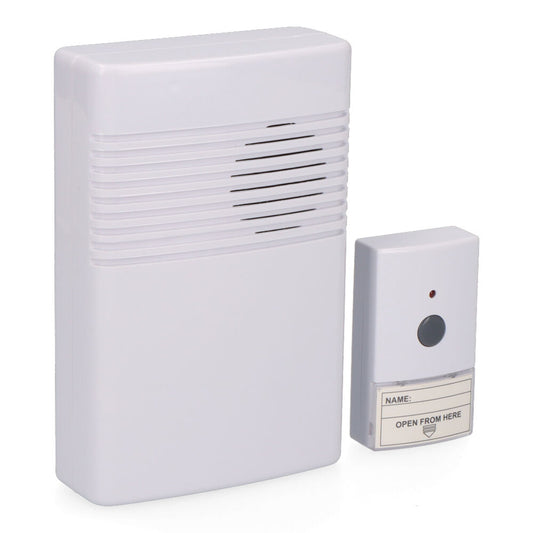 Campainha sem fios/transmissor receptor a pilhas (alcance 50m)_0