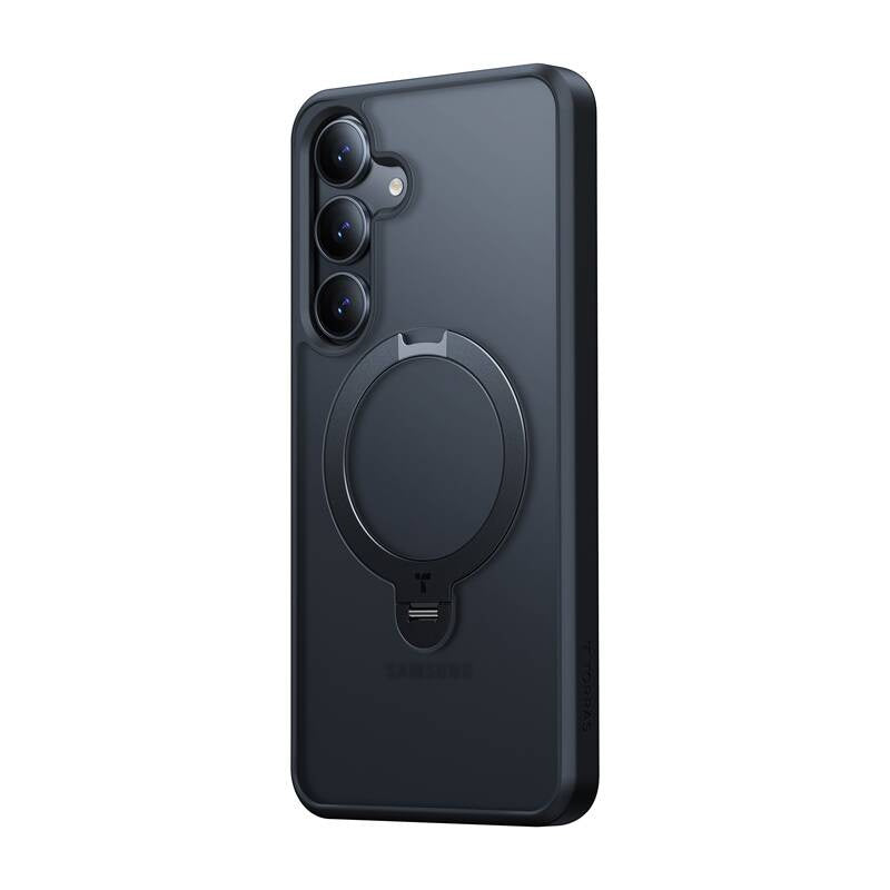 Torras Ostand Spin Series Phone Case for Samsung S25+ (black)_2