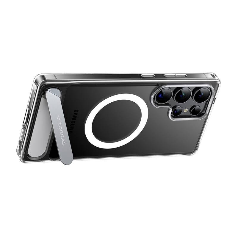 Torras Pstand Series phone case for Samsung S25 Ultra (transparent)_1
