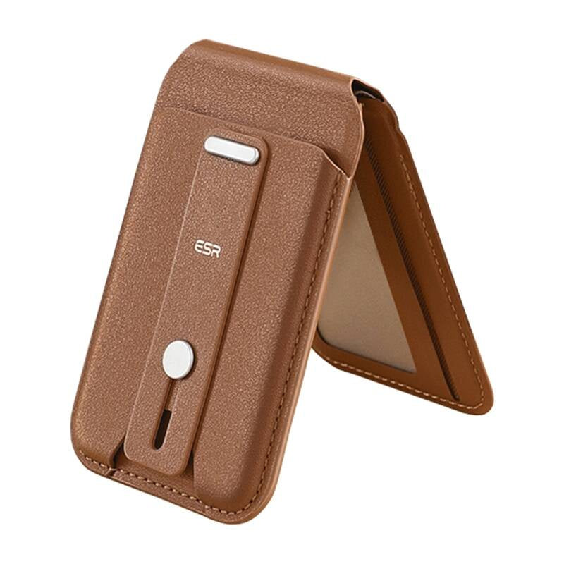 ESR magnetic wallet with stand function (brown)_2