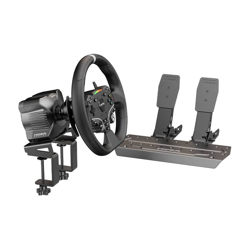 Gaming set - R3 base + ES steering wheel + SRP-Lite pedals + Moza Racing R3 RS053 clamps (X-BOX, PC)_1