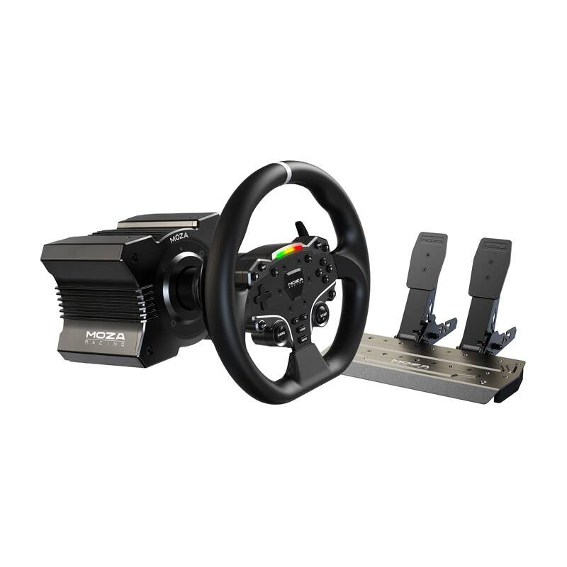 Gaming set - R5 base + ES steering wheel + SRP-Lite pedals + clamps Moza Racing R5 RS20 (PC)_0