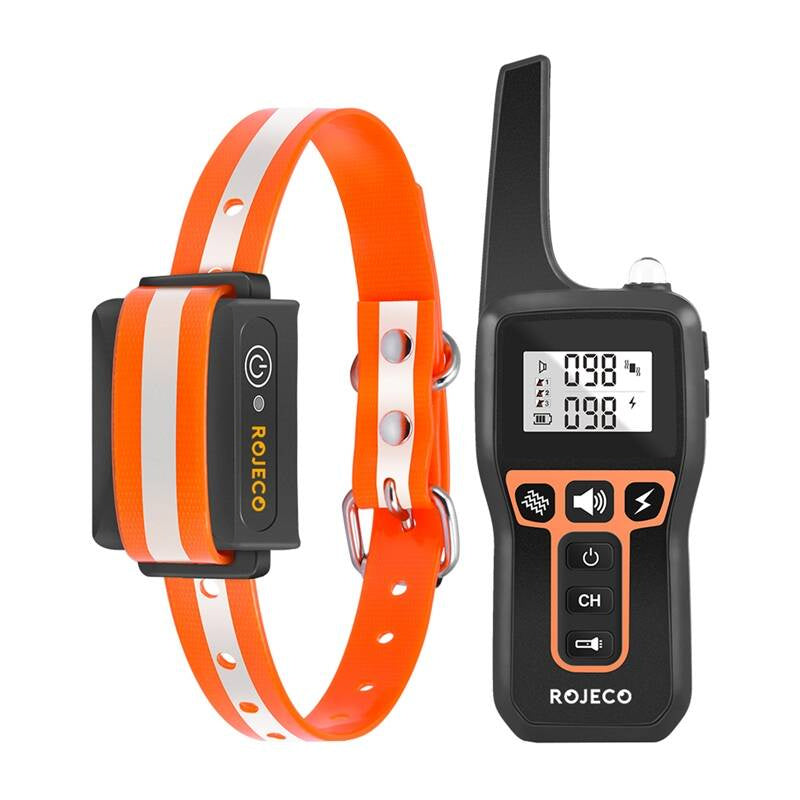 Rojeco 1000m electric bark collar PD529 (Orange)_0