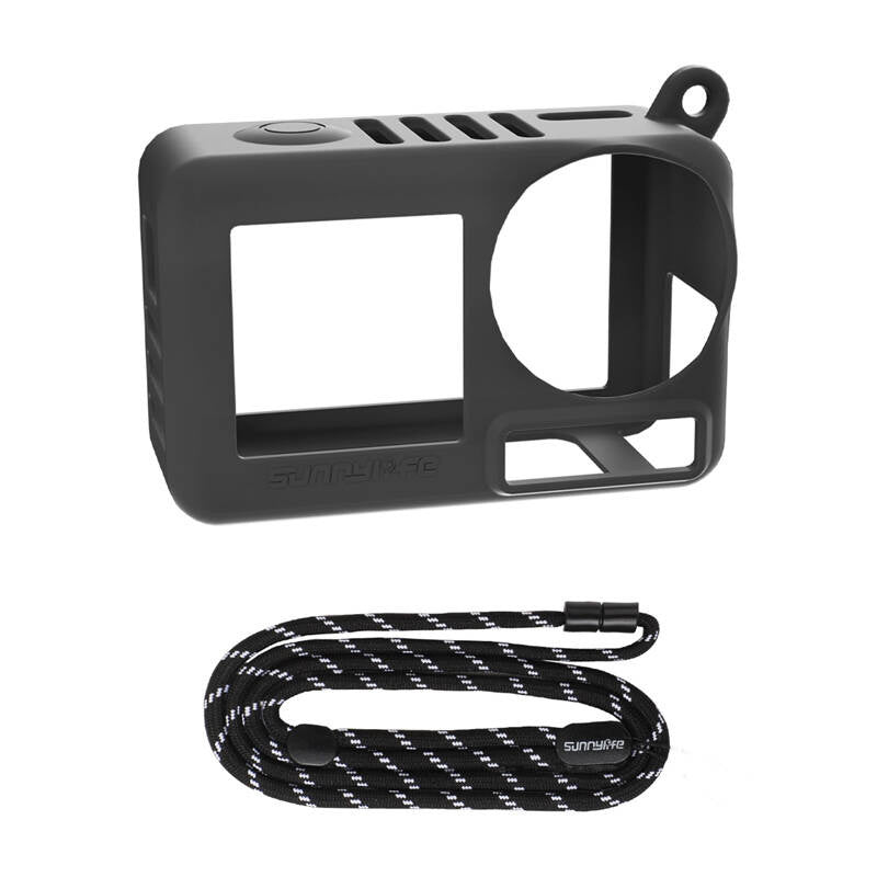 Sunnylife OA5-BHT885-D silicone case with strap for ACTION 5 PRO (black)_0