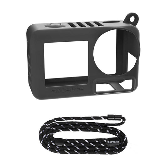 Sunnylife OA5-BHT885-D silicone case with strap for ACTION 5 PRO (black)_0