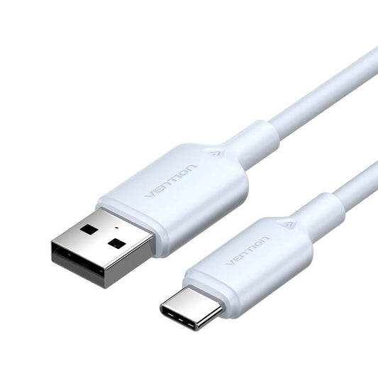 USB 2.0 A to USB-C 3A cable Vention CTQLF 1M (blue)_0