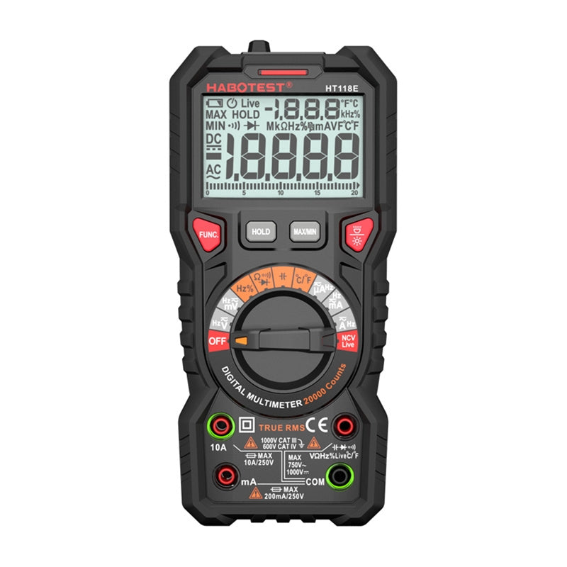 Habotest HT118E Universal Digital Multimeter True RMS NCV_1