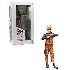 Banpresto Figura Uzumaki Naruto Grandista Nero - Naruto Shippuden 27 cm