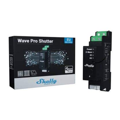 DIN relay with energy measurement Shelly Qubino Wave Pro Shutter_1