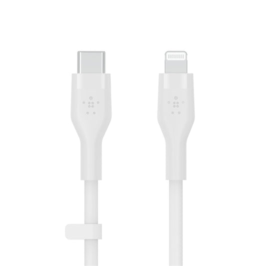 CAVO IN SILICONE DA USB-C A LIGHTNING 3M - BIANCO_0