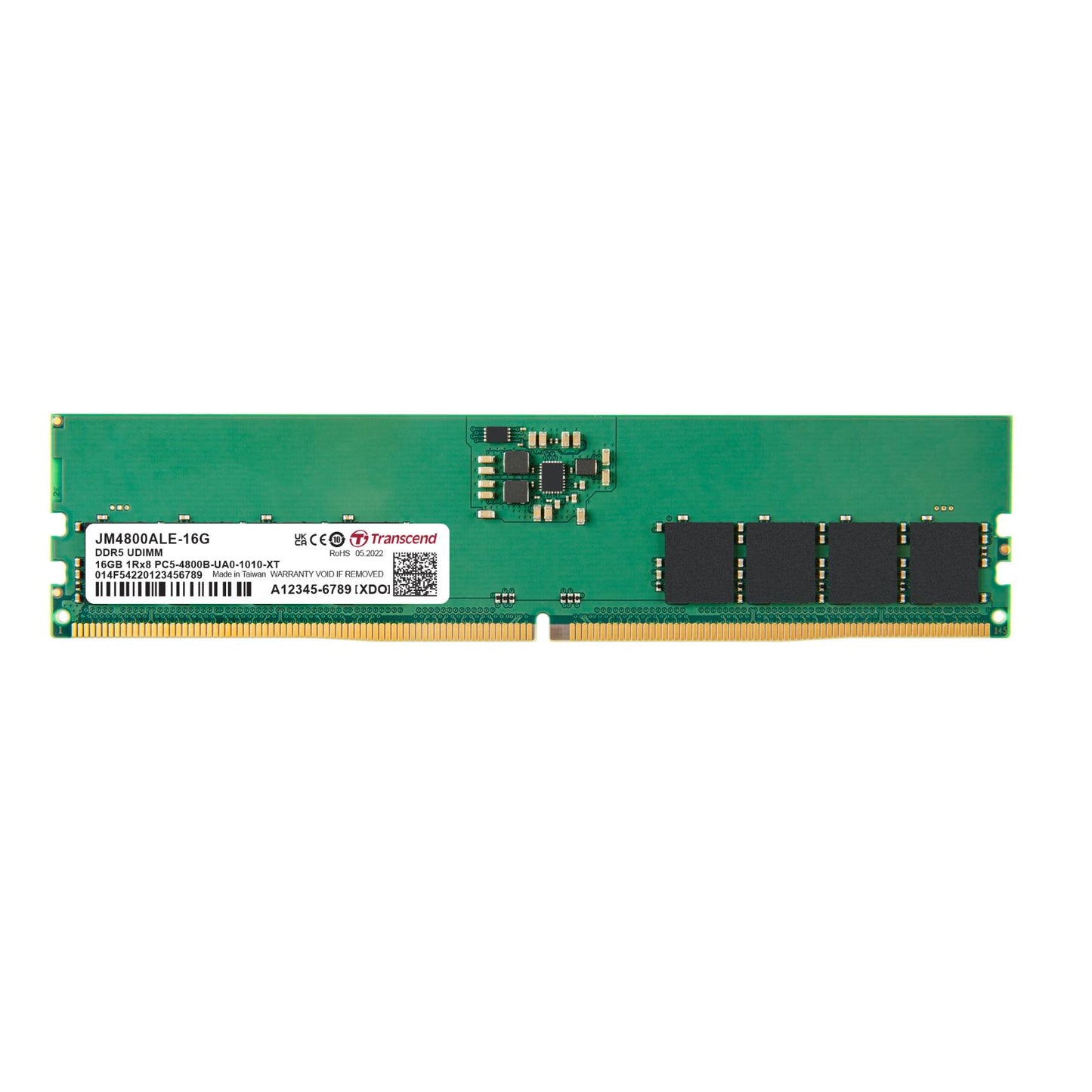 JM4800ALE-16G - DRAM DDR5 U-DIMM 4800MHz da 16GB, 1Rx8 2Gx8 CL40 1.1V_0