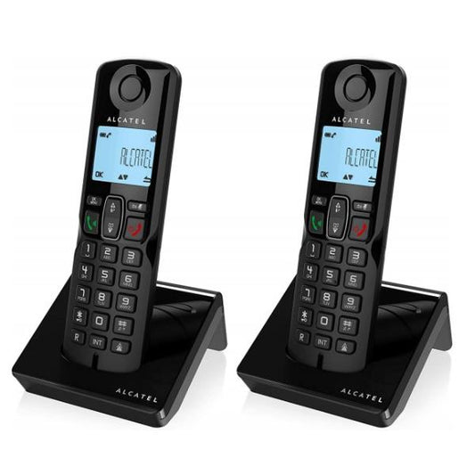 Alcatel S280 DUO BLK Teléfono DECT Identificador de llamadas Negro_0