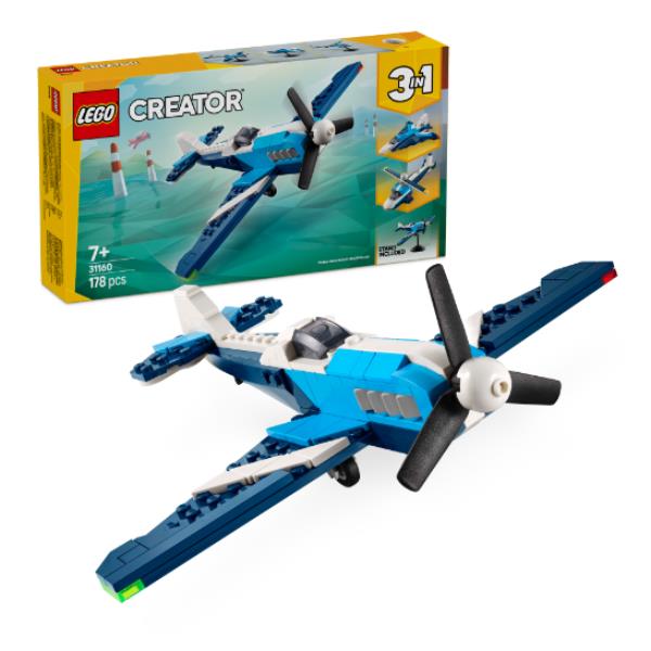 31160 Creator 3-in-1 Flieger: Rennflugzeug, Konstruktionsspielzeug_0