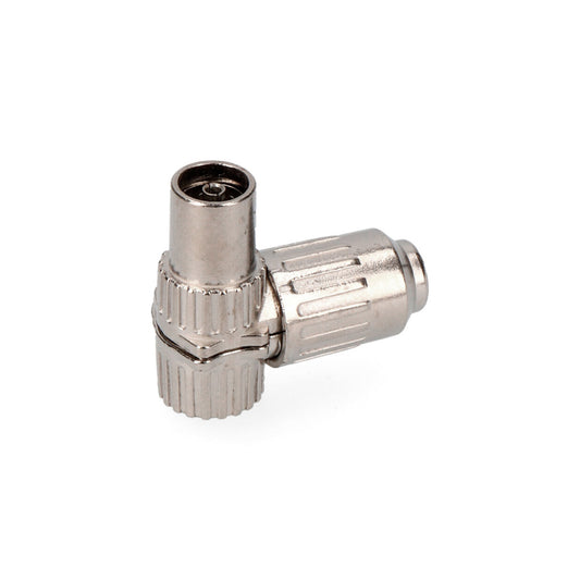 Ficha femea tv metalica curva 9,5mm (retractilado)_0