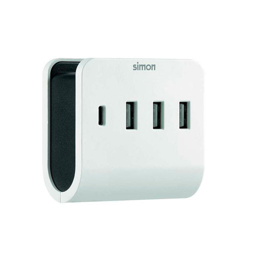 3 usb a + 1 usb c 16 a adaptador com suporte para smartphone_0