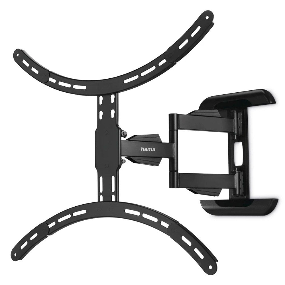 Suporte de parede televisor, preto, braÃ§o duplo articulado, de 37 a 75 pol, carga mÃ¡x. 45 kg_0