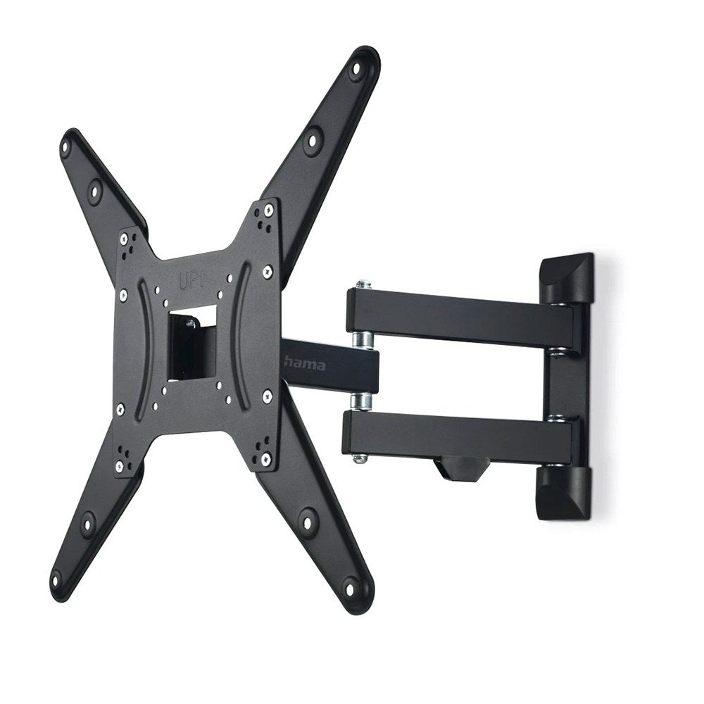 Suporte de parede televisor, preto, braÃ§o duplo articulado, de 32 a 65 pol, carga mÃ¡x. 25 kg_0