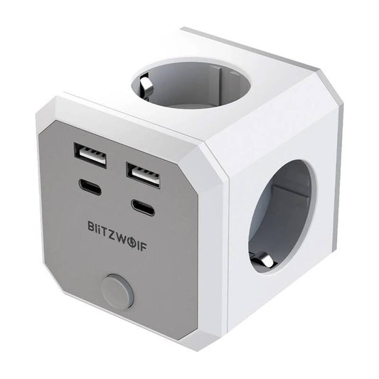 BlitzWolf BW-EC2 8-in-1 Power Cube (4xAC / 2 x USB-A / 2 x USB-C)_0