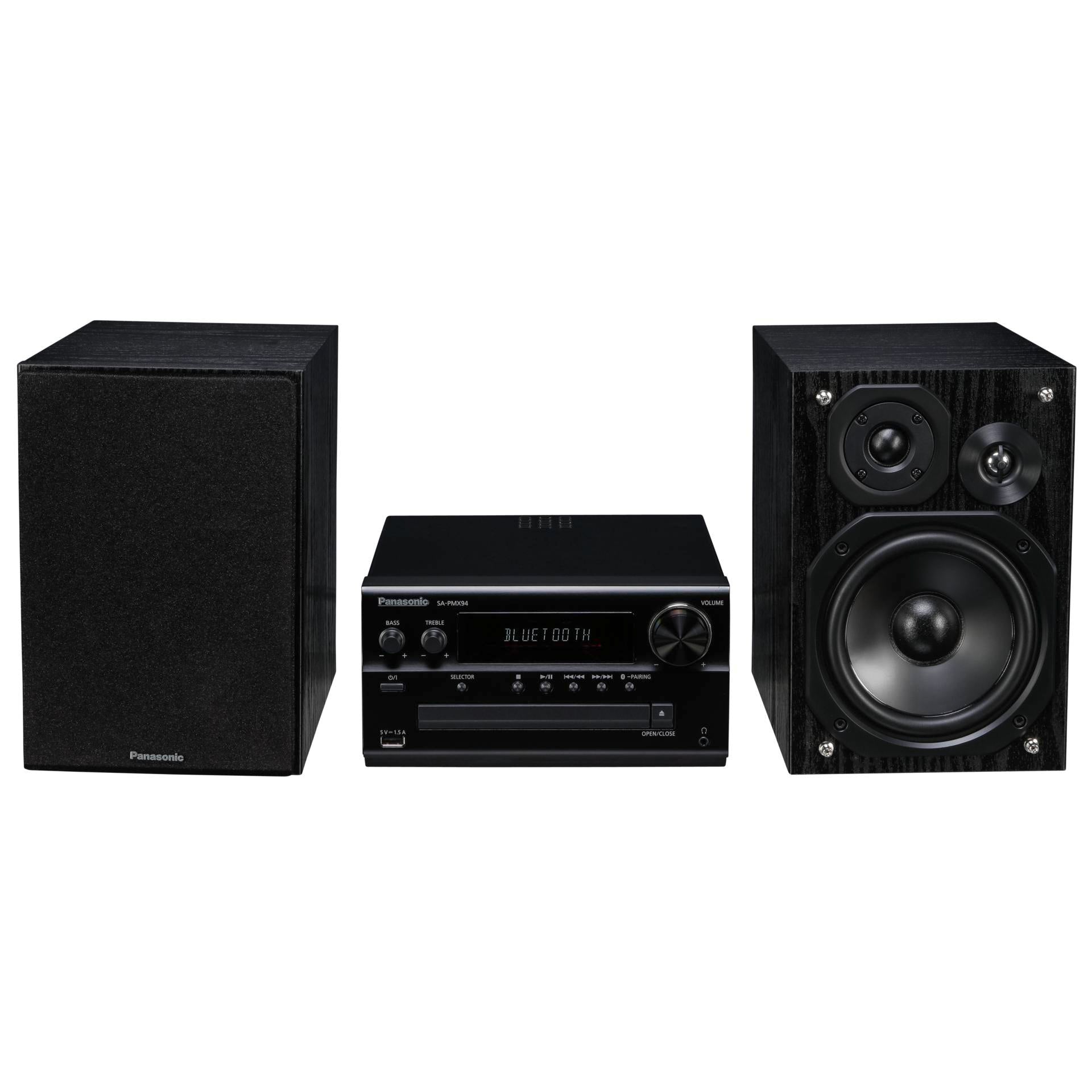 Aparelhagem Panasonic SC-PMX94 Mini Home Stereo Preto 120 W - Micro System 3 vias_0