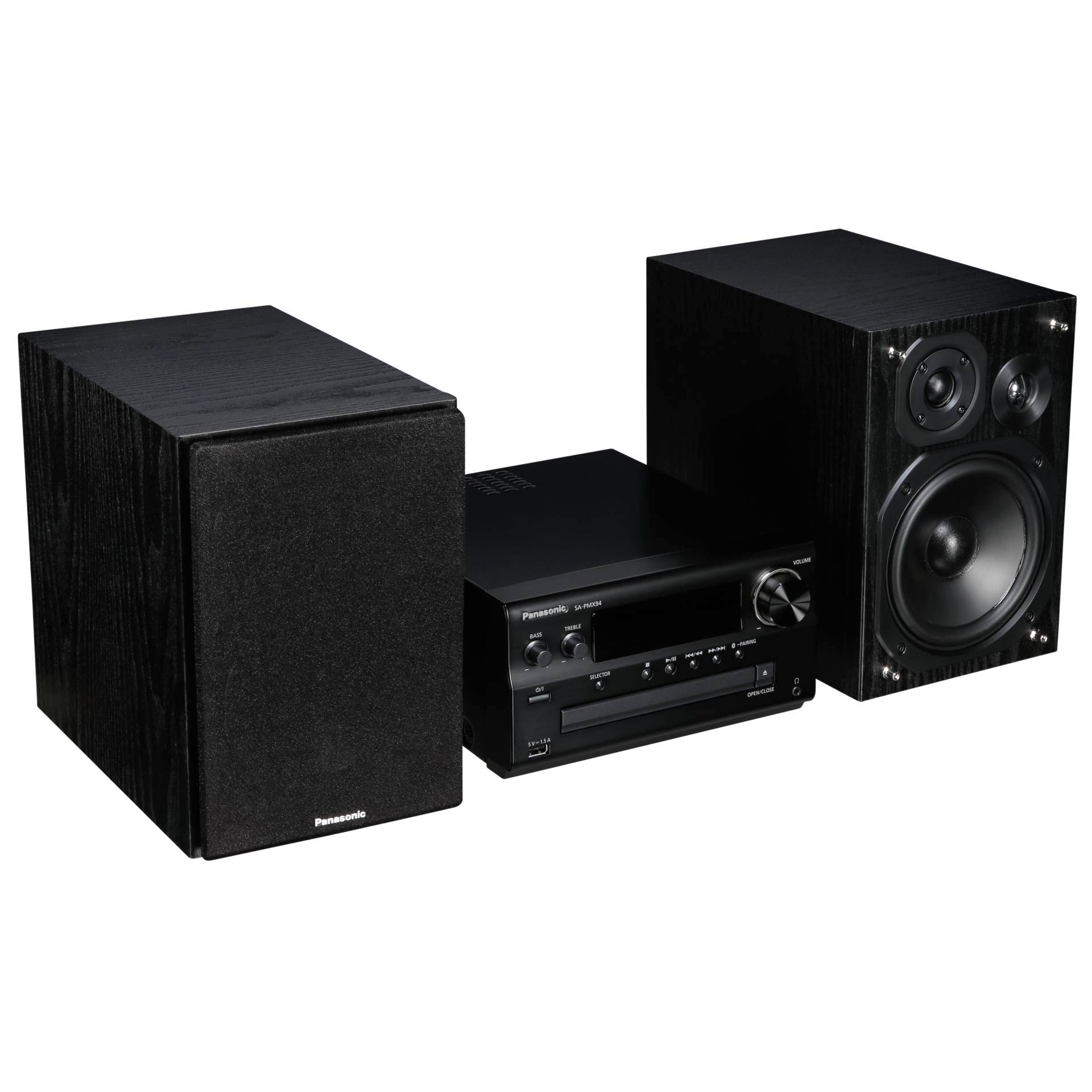 Aparelhagem Panasonic SC-PMX94 Mini Home Stereo Preto 120 W - Micro System 3 vias_1