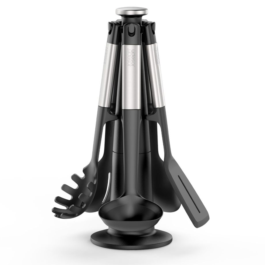 Conjunto de Utensílios Joseph Joseph / Preto / 5 Peças_0