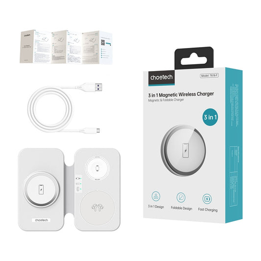 Choetech T616-F 3-in-1 inductive charger (white)_0