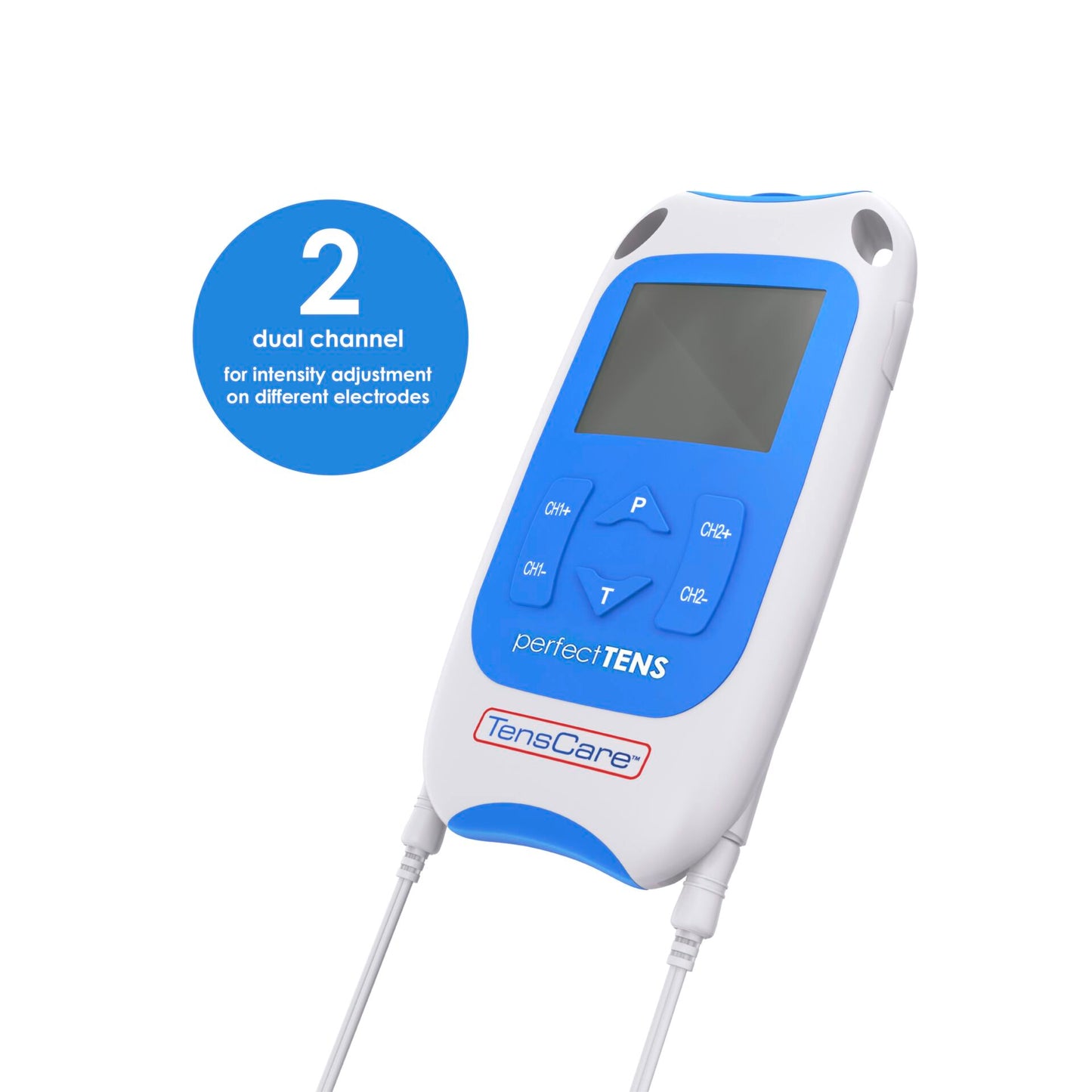 Eletroestimulador TensCare Perfect TENS 2 Canais 60 Níveis