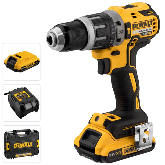 Berbequim Percussão DeWALT 18v 70nm Li-Ion 2ah DCD796D2-QW