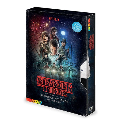 Caderno Stranger Things A5 Premium Fita VHS