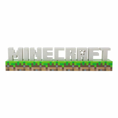 Candeeiro Luz de Secretária Minecraft Logo