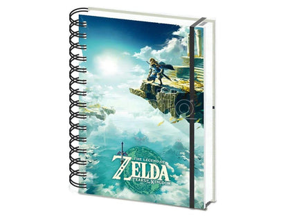 Caderno A5 The Legend of Zelda Tears of the Kingdom 3D