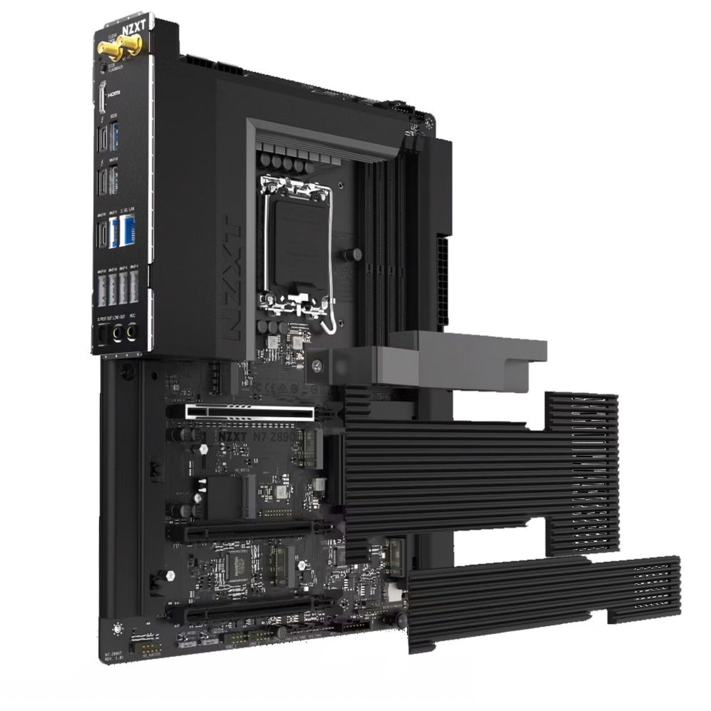 Motherboard ATX NZXT N7 Z890 Intel 1851 DDR5 PCIe 5.0 WiFi 6E