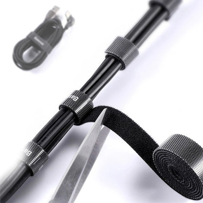 Baseus Colourful Circle Velcro Straps 1m Black_17