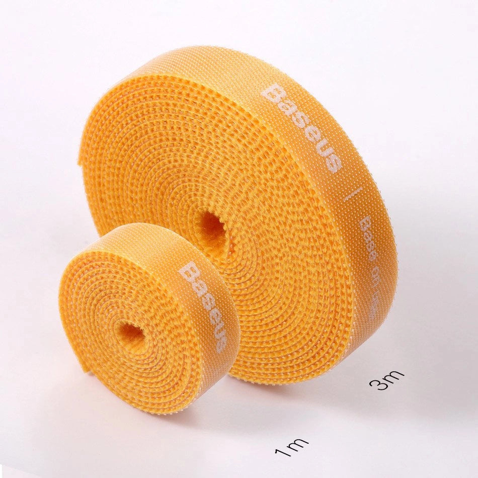 Baseus Colourful Circle Velcro Straps 1m Black_18