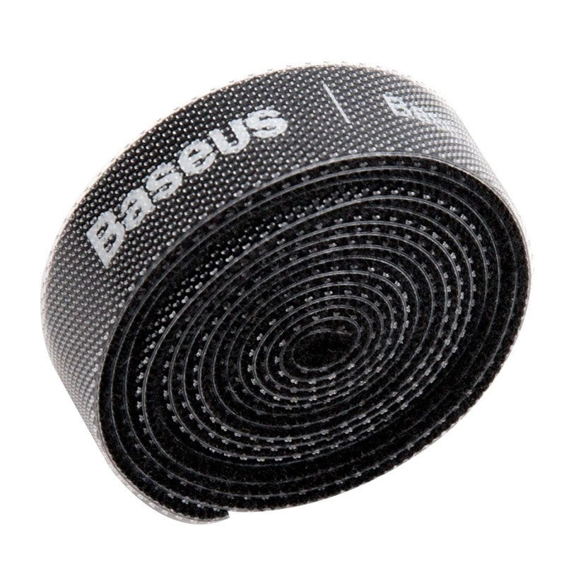 Baseus Colourful Circle Velcro Straps 1m Black_4