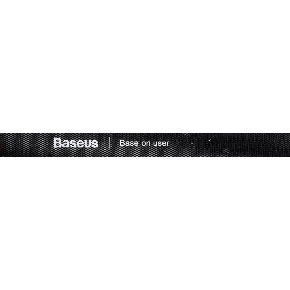 Baseus Colourful Circle Velcro Straps 1m Black_6