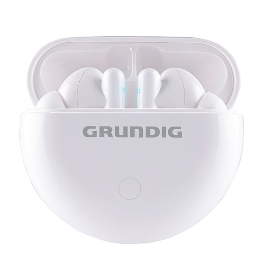 Fones de ouvido bluetooth sem fio com caso branco_0