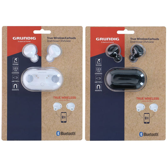 Fones de ouvido bluetooth sem fio com caso, cores sortidas_0