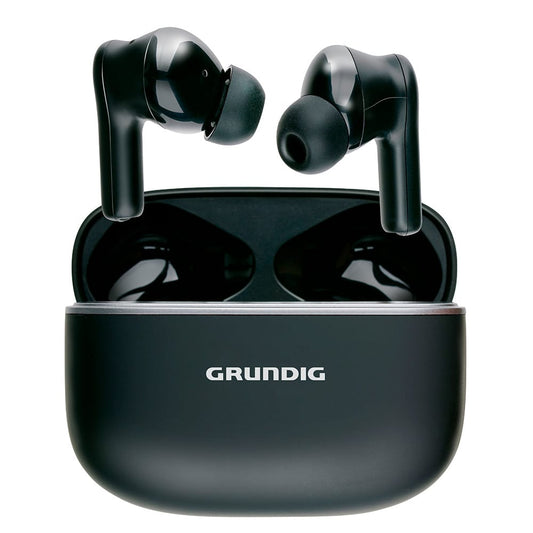 Fone de ouvido bluetooth com caixa preta_0