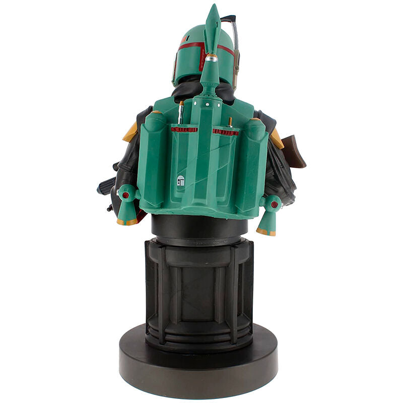 Suporte de Smartphone e comandos Star Wars Boba Fett Mandalorian figura com 20cm