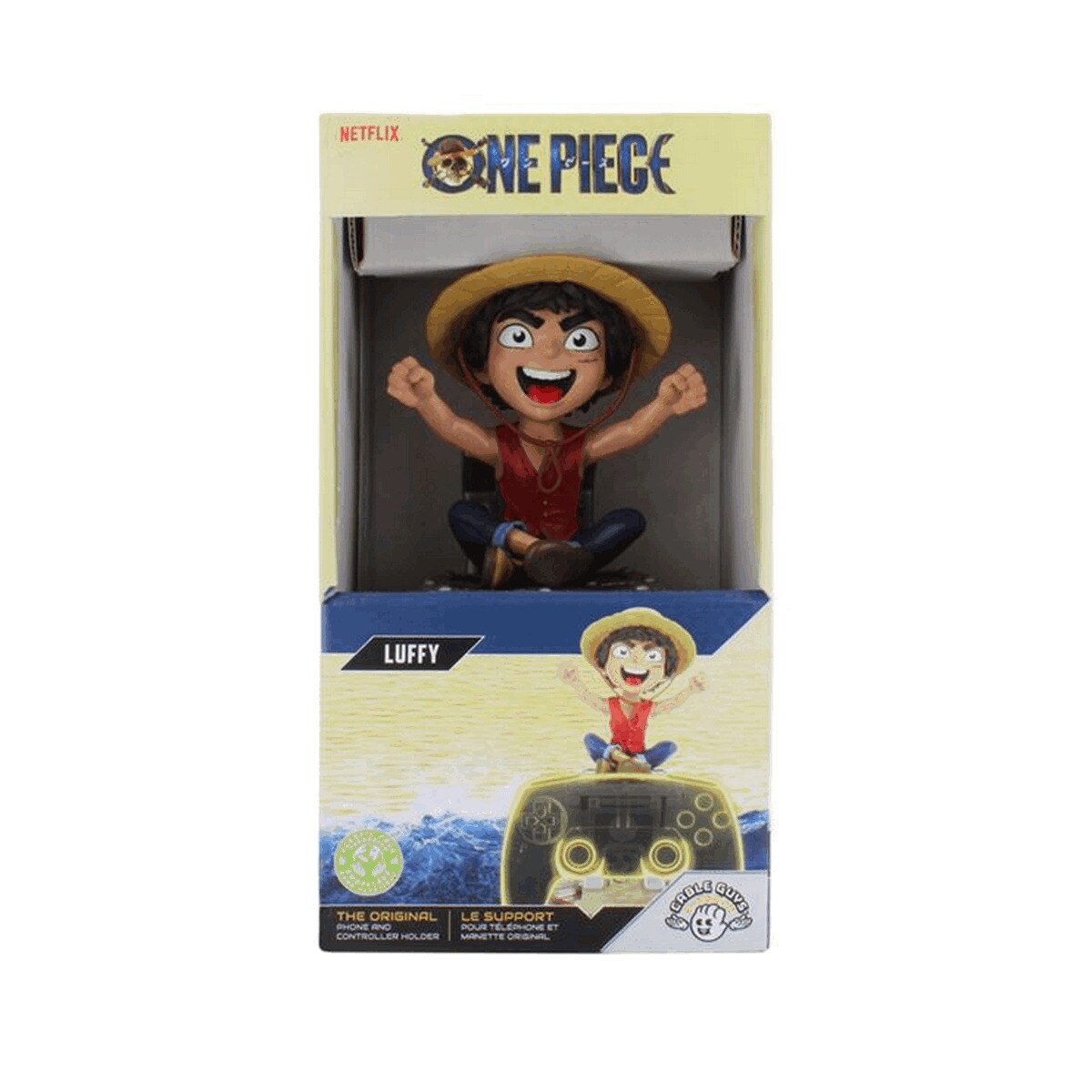 Suporte Cable Guys One Piece Luffy Comando e Smartphone 20 cm