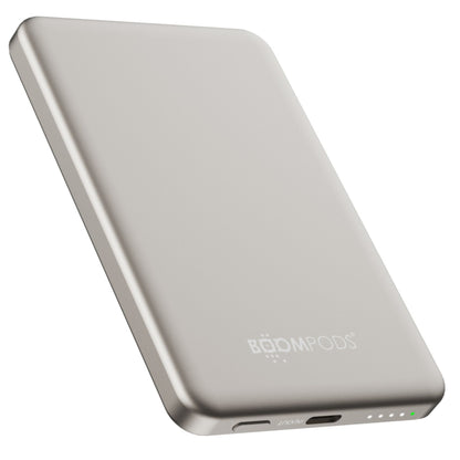 Powerbank Magnética Boompods PowerSnap 5000mAh 20W Titanium Grey