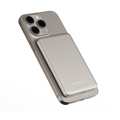 Powerbank Magnética Boompods PowerSnap 5000mAh 20W Titanium Grey